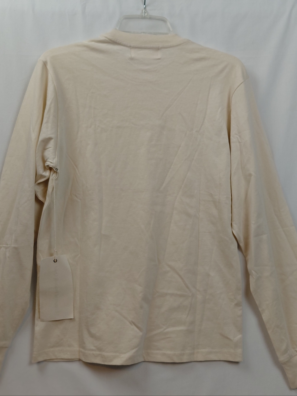 Museum Of Peace & Quiet Long Sleeve t Shirt NWT Cream Green 100% Cotton - Picture 2 of 7